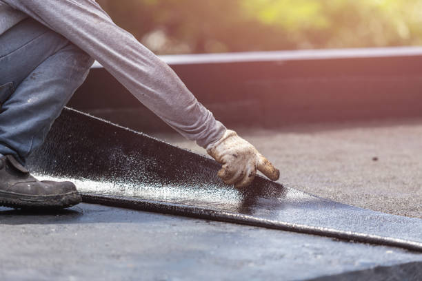 Professional Crawl Space Encapsulation technician working in Mogadore, OH